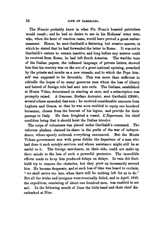 The Illustrated Life And Career Of Garibaldi page 16