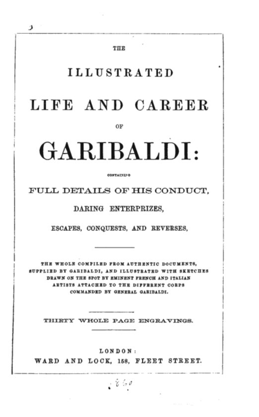 The Illustrated Life And Career Of Garibaldi page viii