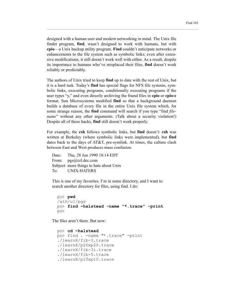 The Unix-Haters handbook page 202