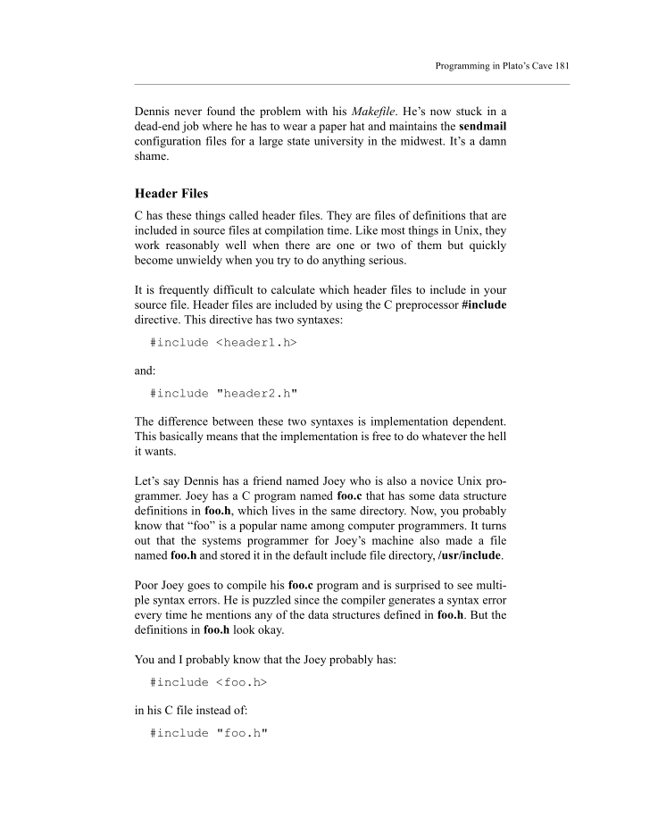 The Unix-Haters handbook page 219