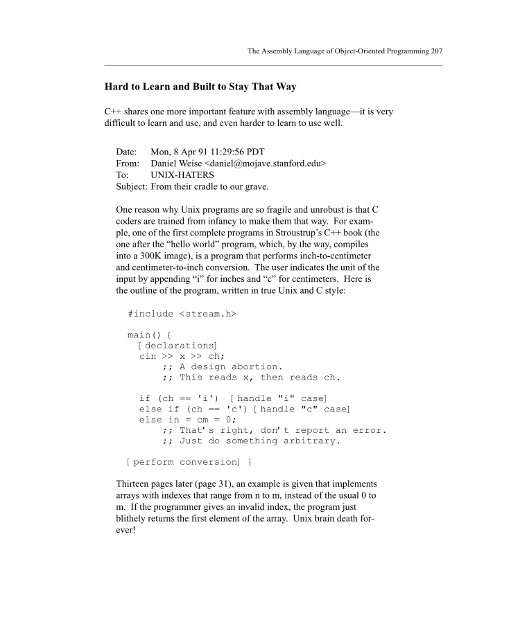 The Unix-Haters handbook page 242