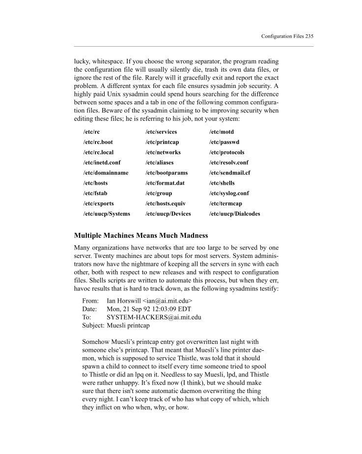 The Unix-Haters handbook page 270