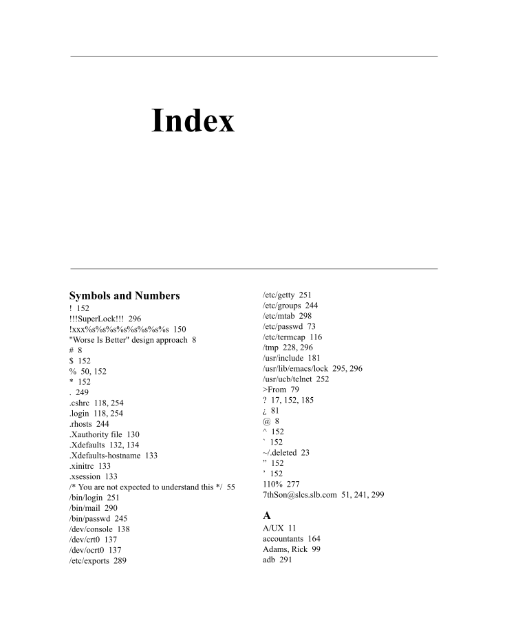 The Unix-Haters handbook page 348