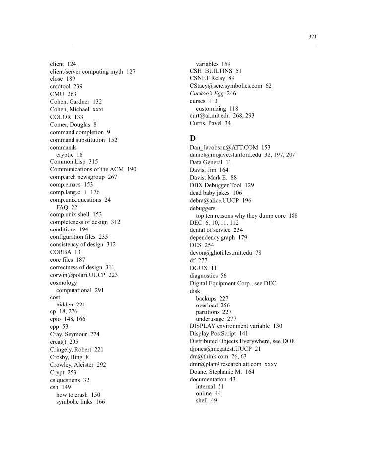 The Unix-Haters handbook page 350