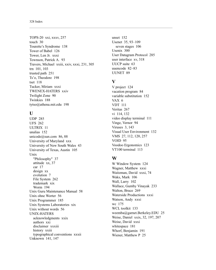 The Unix-Haters handbook page 358