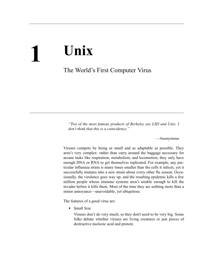 The Unix-Haters handbook page 42