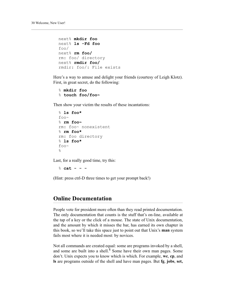 The Unix-Haters handbook page 69