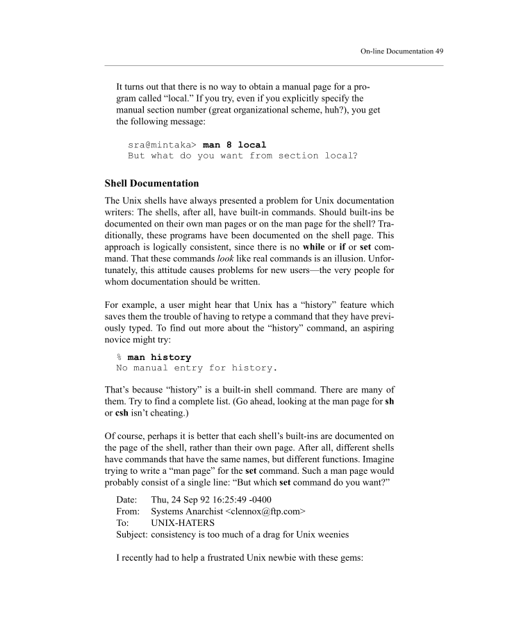 The Unix-Haters handbook page 89