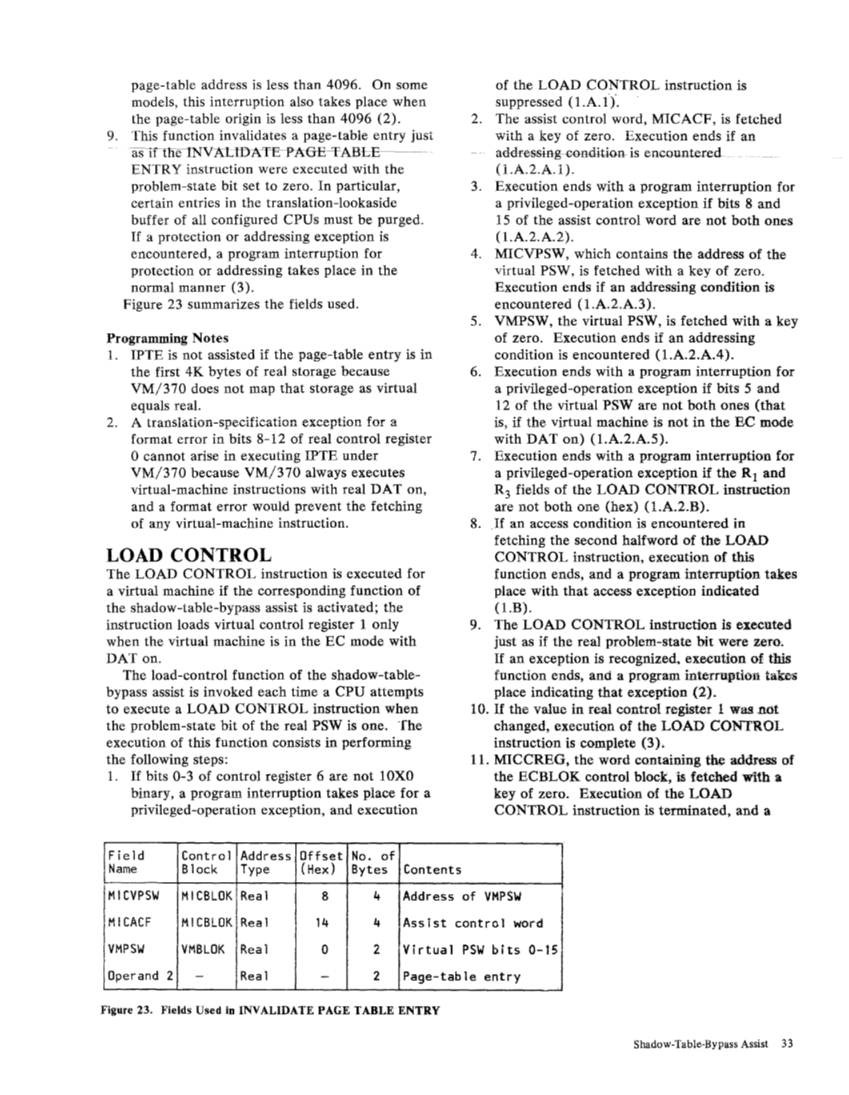 Virtual-Machine Assist and page 34