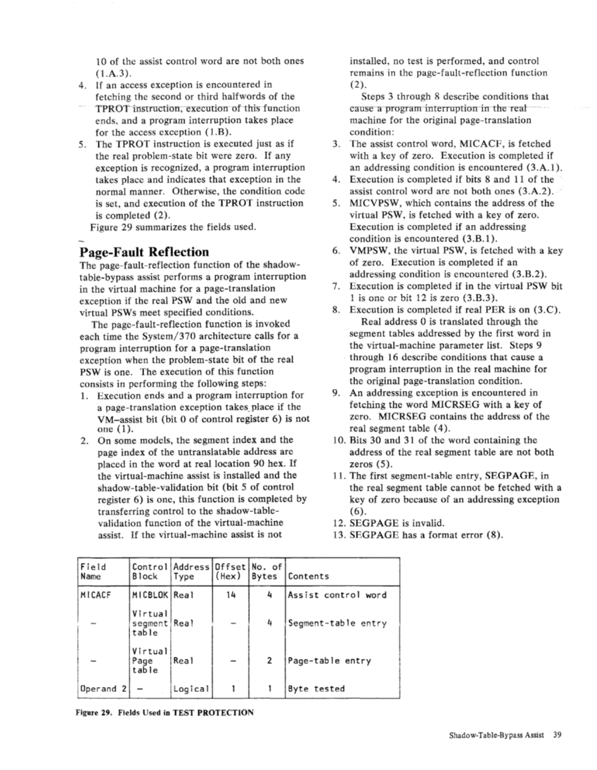 Virtual-Machine Assist and page 40