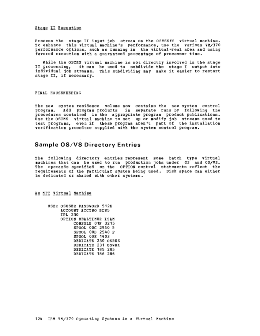 Operating Systems in a Virtual Machine (Rel 6 PLC 17 Apr81) page 140