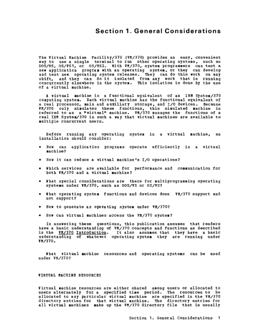 Operating Systems in a Virtual Machine (Rel 6 PLC 17 Apr81) page 15