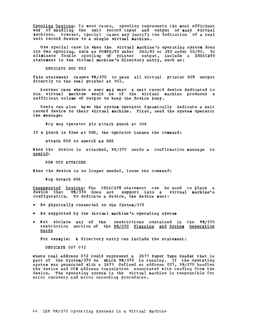 Operating Systems in a Virtual Machine (Rel 6 PLC 17 Apr81) page 58