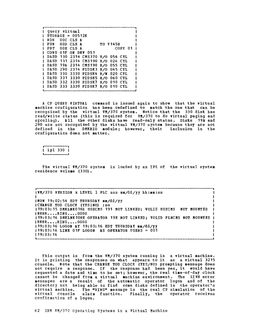 Operating Systems in a Virtual Machine (Rel 6 PLC 17 Apr81) page 77