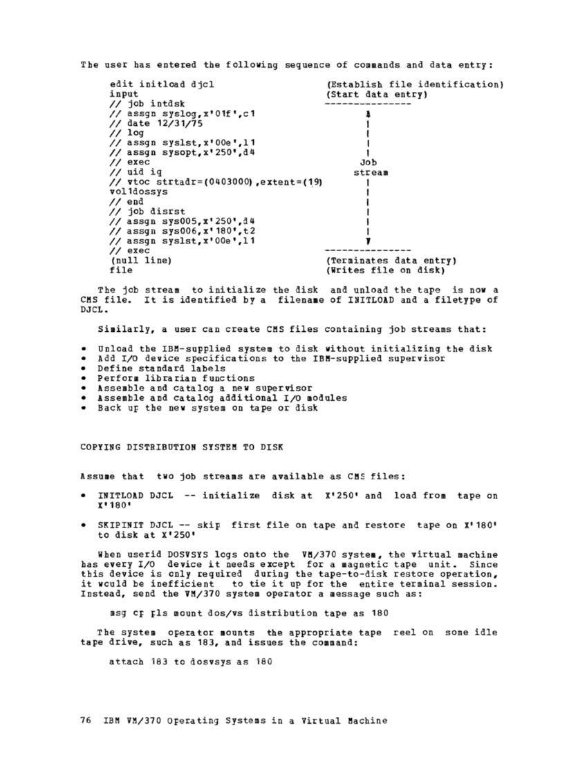 Operating Systems in a Virtual Machine (Rel 6 PLC 17 Apr81) page 92