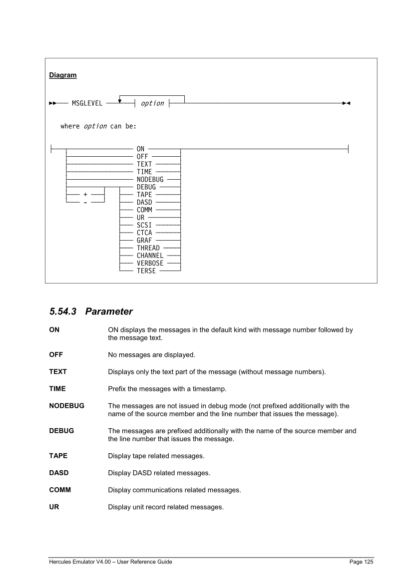 Hercules V4.00.0 - User Reference Guide - HEUR040000-00 page 124