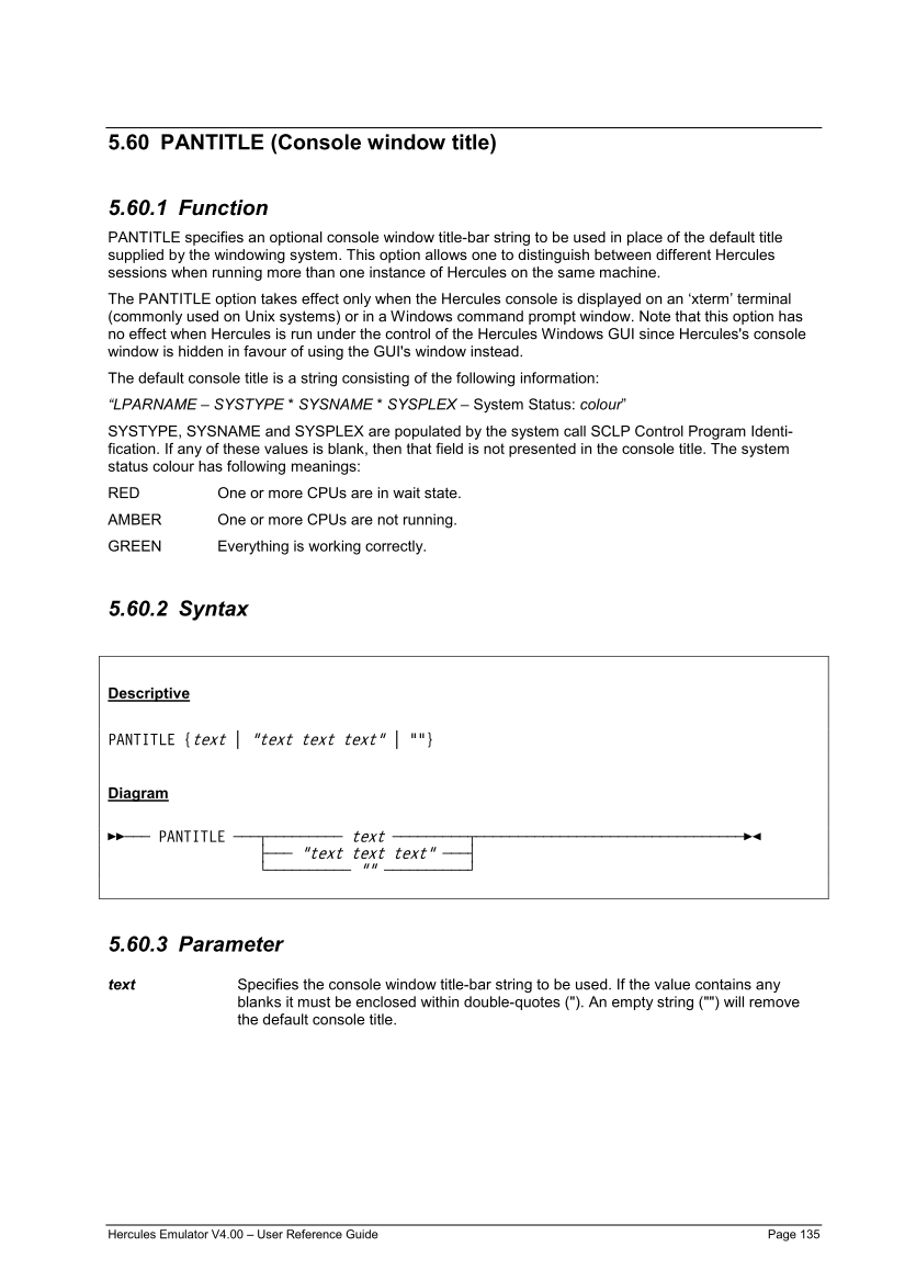 Hercules V4.00.0 - User Reference Guide - HEUR040000-00 page 134