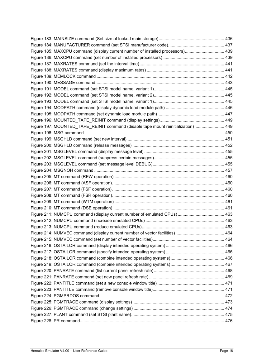 Hercules V4.00.0 - User Reference Guide - HEUR040000-00 page 16