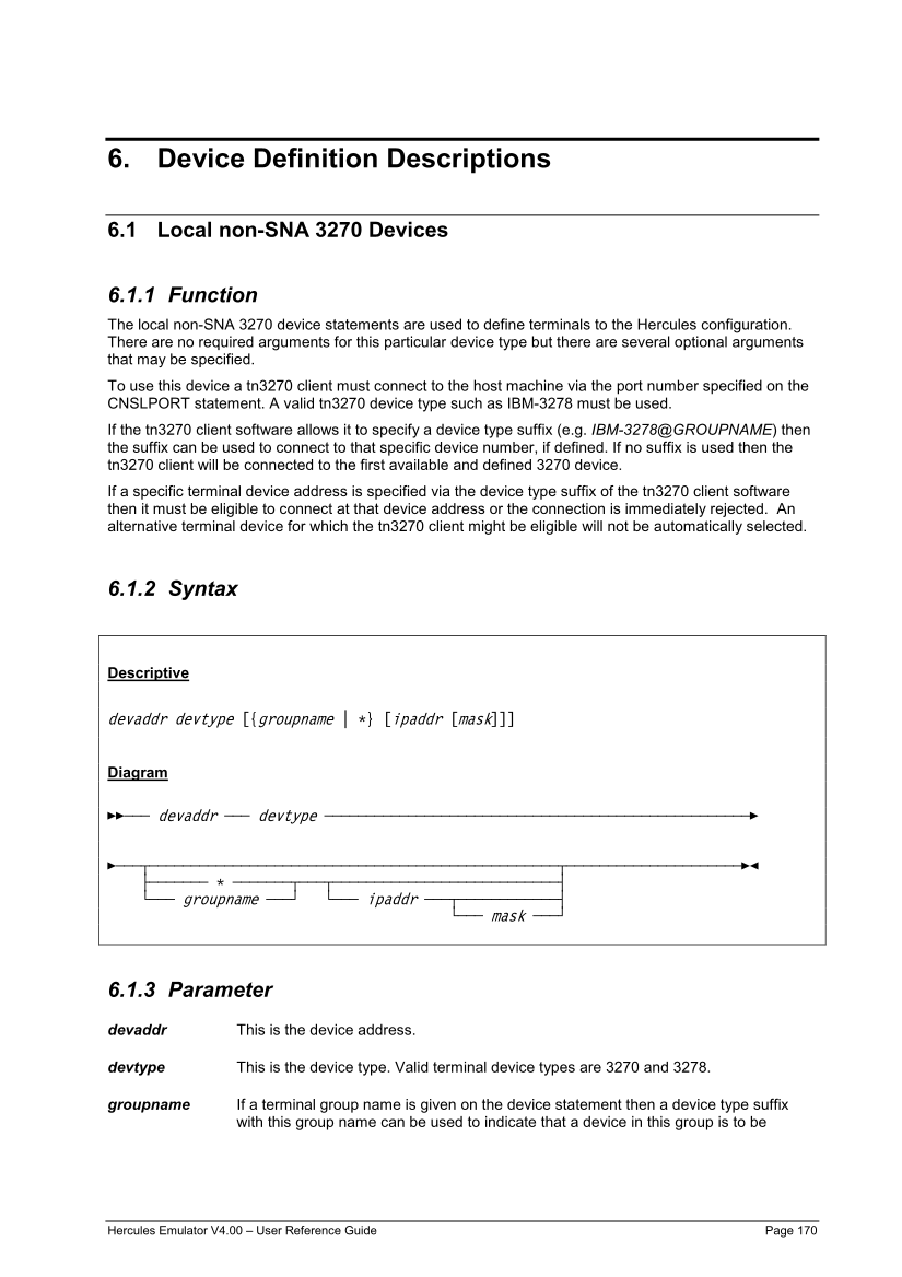 Hercules V4.00.0 - User Reference Guide - HEUR040000-00 page 170