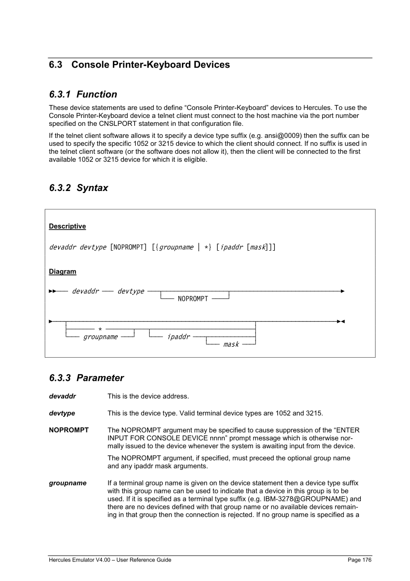 Hercules V4.00.0 - User Reference Guide - HEUR040000-00 page 176