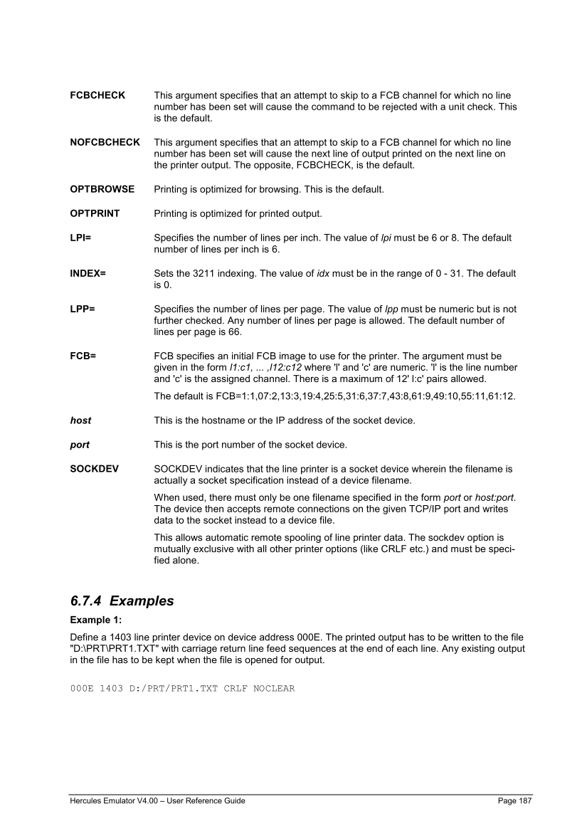 Hercules V4.00.0 - User Reference Guide - HEUR040000-00 page 186