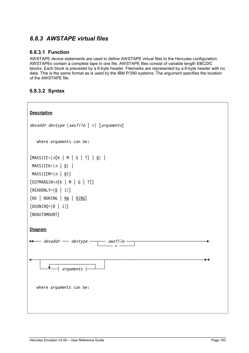 Hercules V4.00.0 - User Reference Guide - HEUR040000-00 page 192