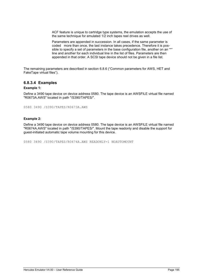 Hercules V4.00.0 - User Reference Guide - HEUR040000-00 page 194