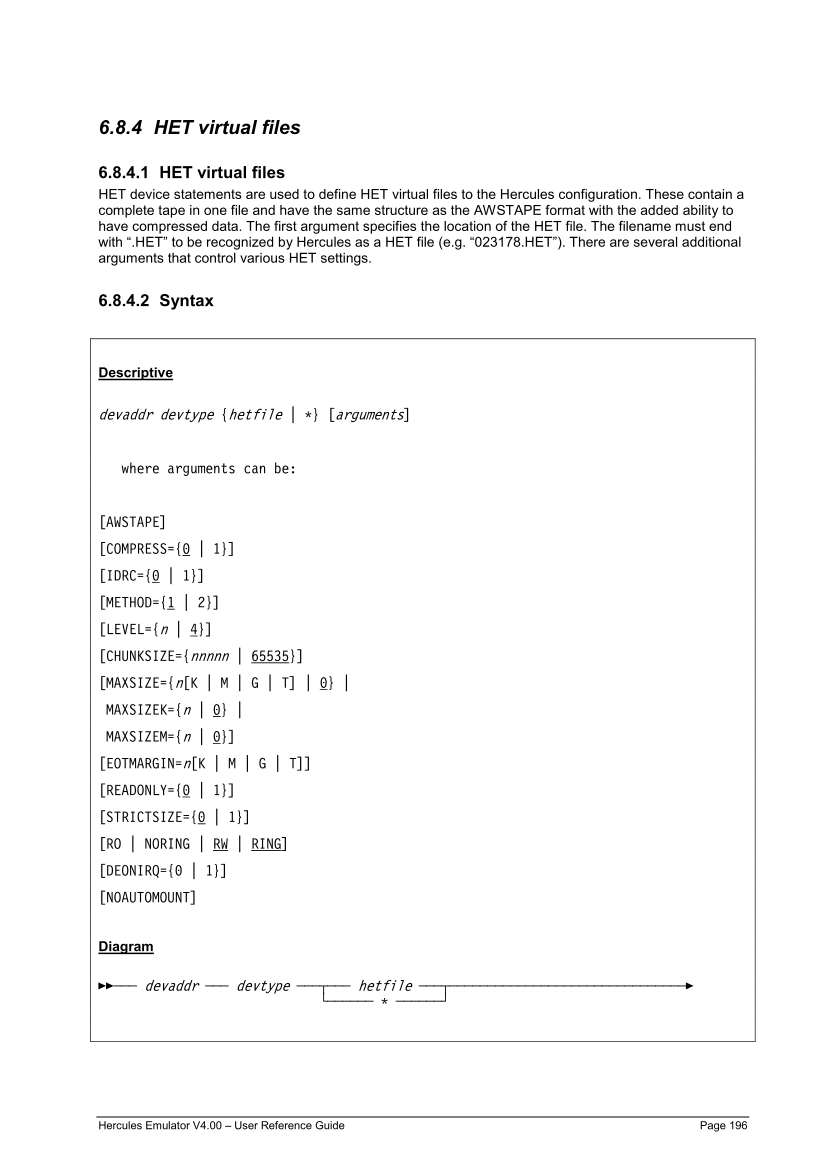 Hercules V4.00.0 - User Reference Guide - HEUR040000-00 page 196