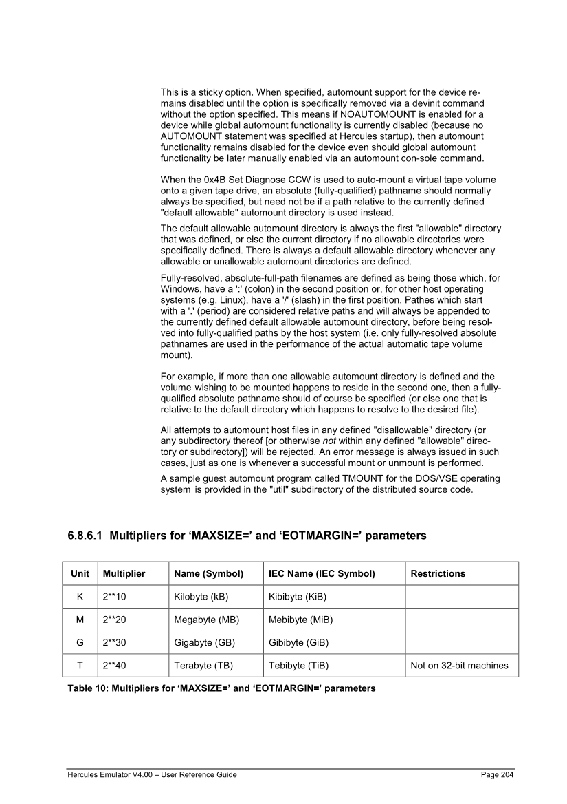 Hercules V4.00.0 - User Reference Guide - HEUR040000-00 page 204