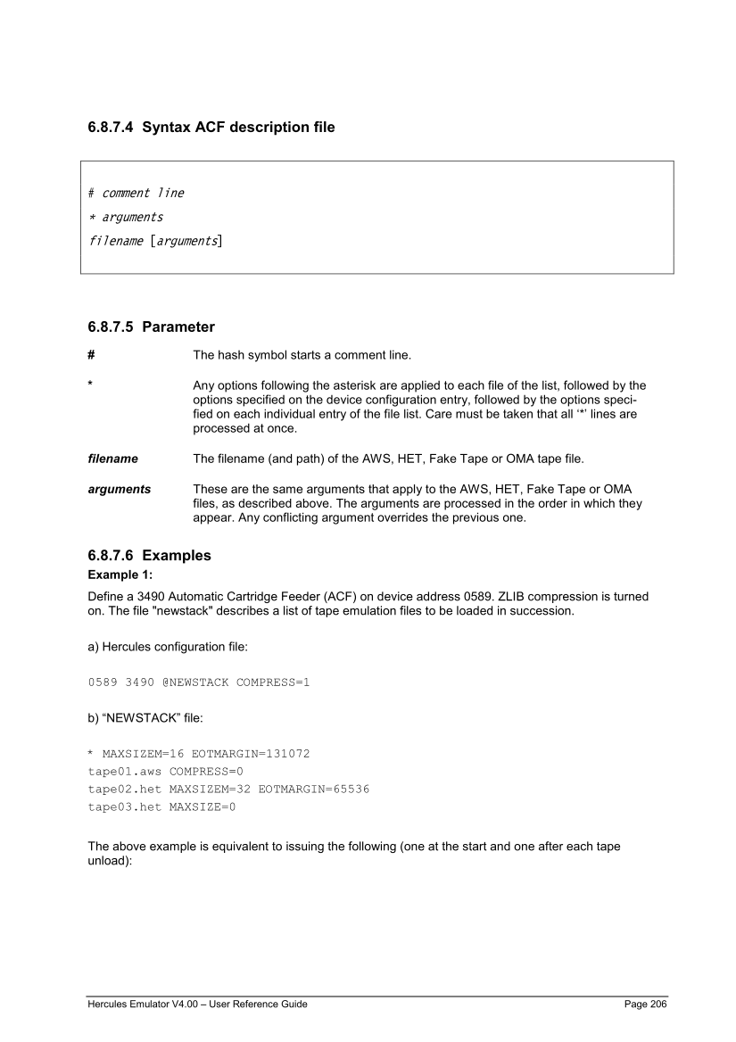 Hercules V4.00.0 - User Reference Guide - HEUR040000-00 page 206