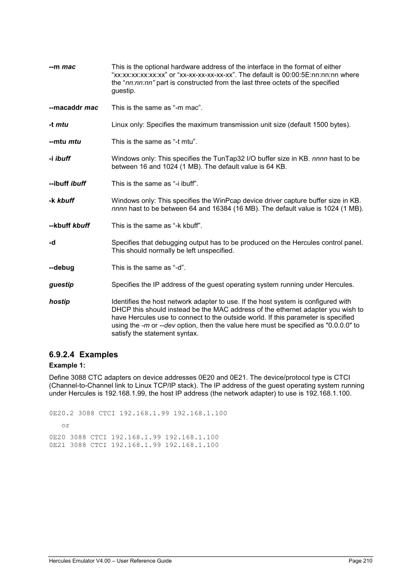 Hercules V4.00.0 - User Reference Guide - HEUR040000-00 page 210