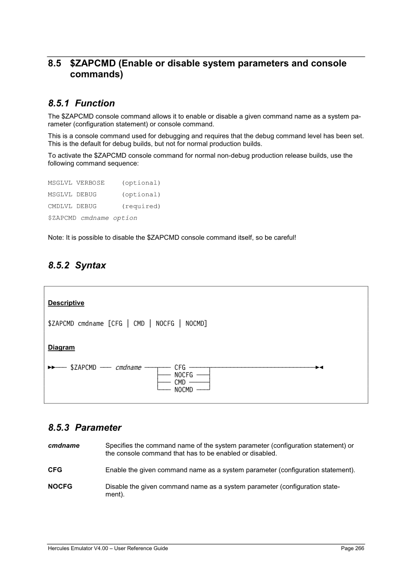 Hercules V4.00.0 - User Reference Guide - HEUR040000-00 page 266