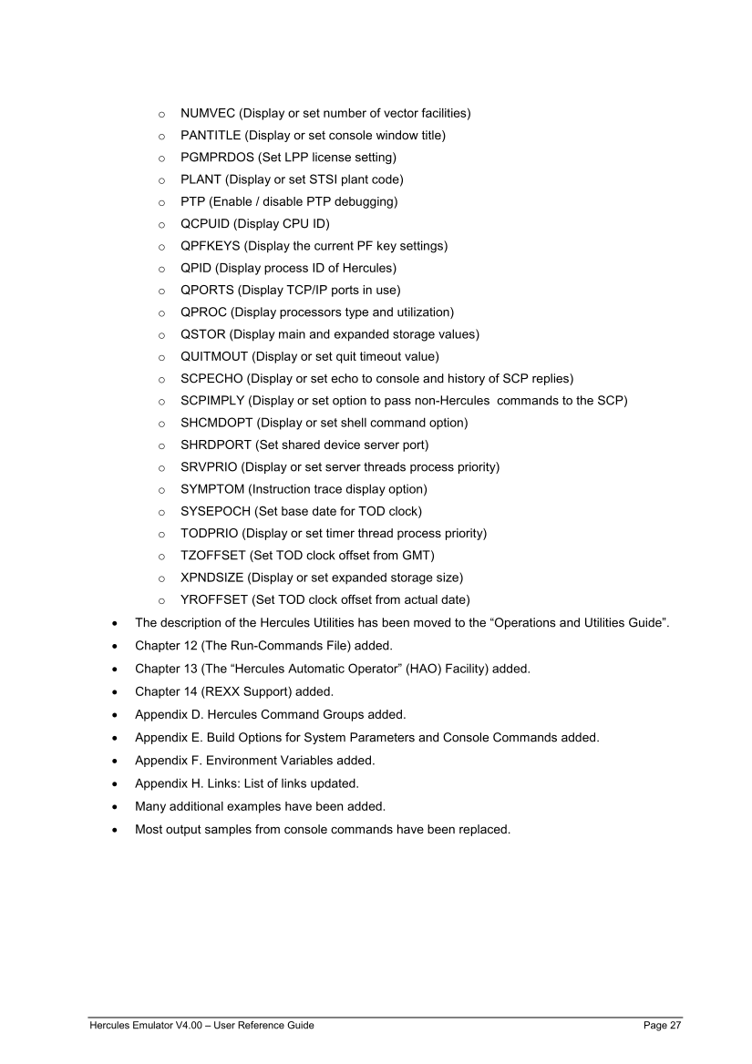 Hercules V4.00.0 - User Reference Guide - HEUR040000-00 page 26