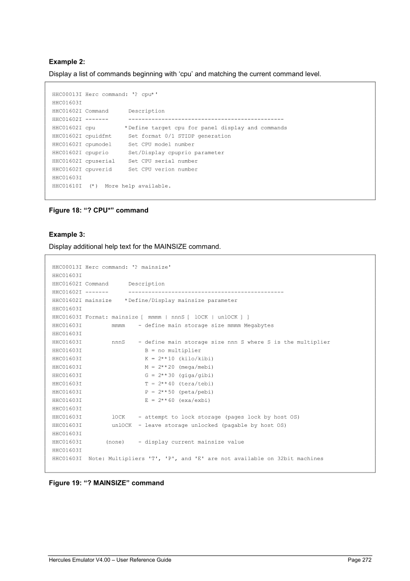 Hercules V4.00.0 - User Reference Guide - HEUR040000-00 page 272