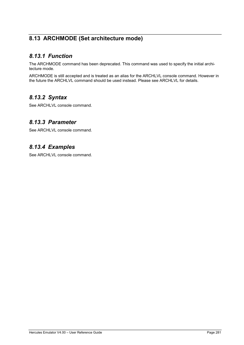 Hercules V4.00.0 - User Reference Guide - HEUR040000-00 page 280