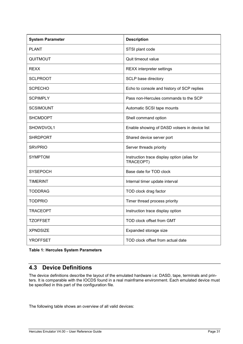 Hercules V4.00.0 - User Reference Guide - HEUR040000-00 page 31