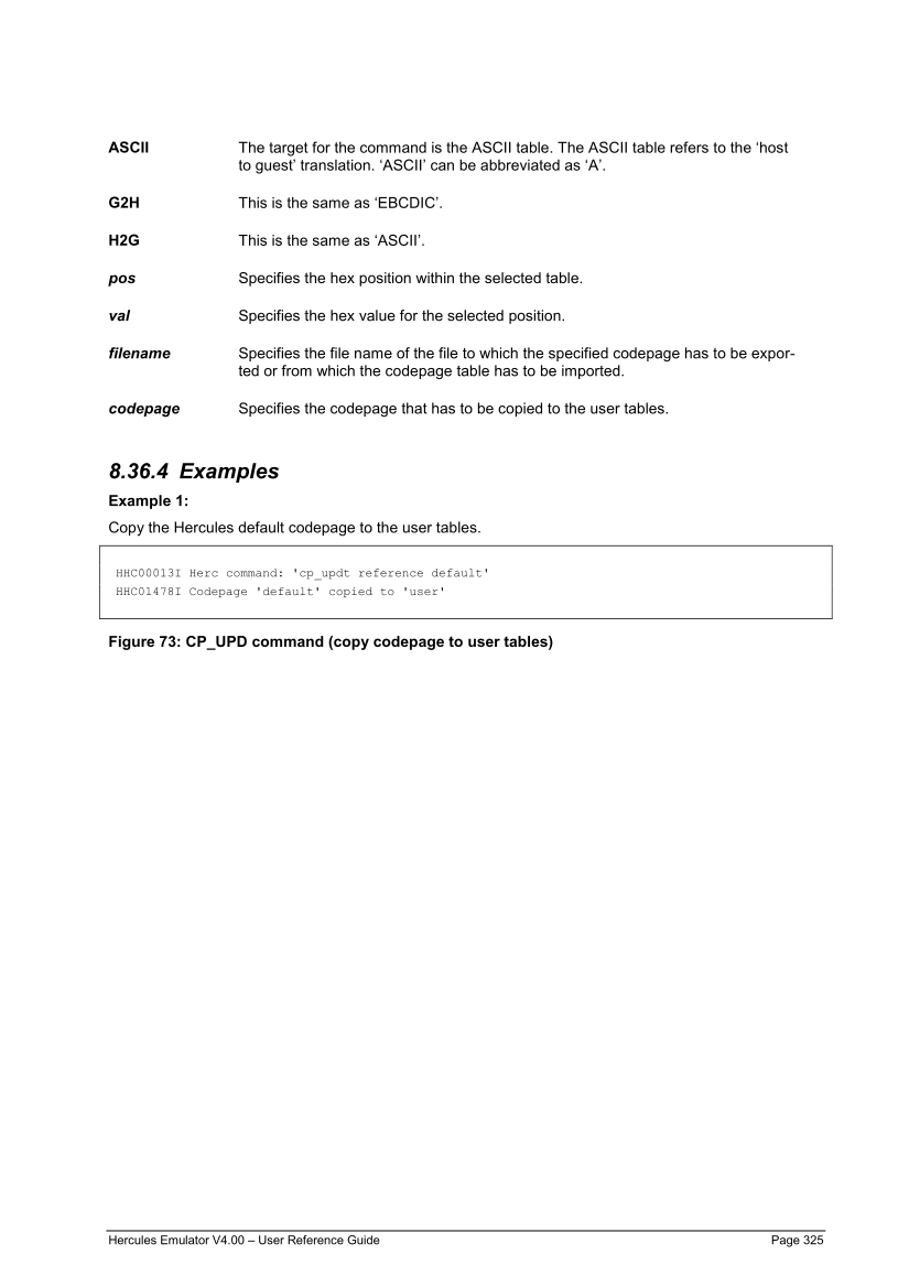 Hercules V4.00.0 - User Reference Guide - HEUR040000-00 page 325