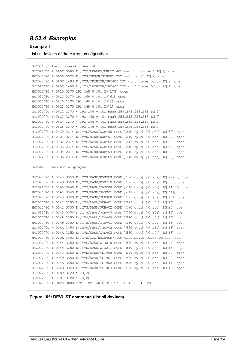 Hercules V4.00.0 - User Reference Guide - HEUR040000-00 page 354