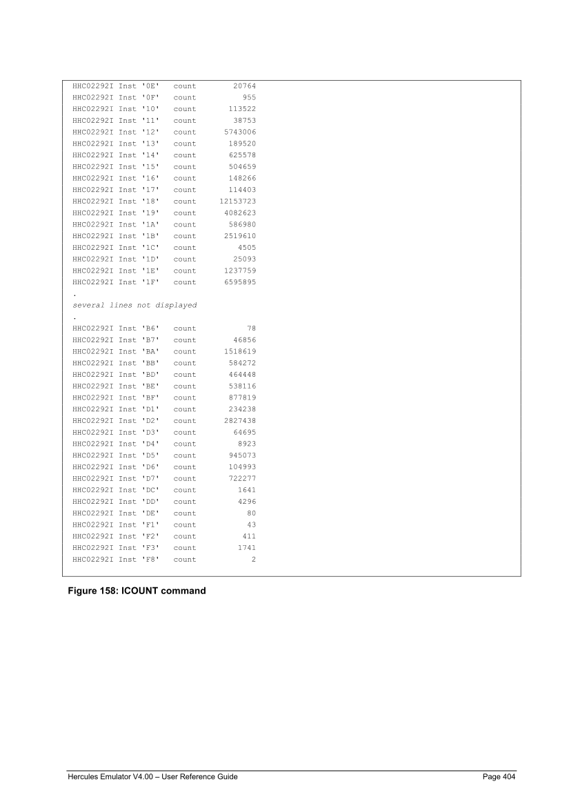 Hercules V4.00.0 - User Reference Guide - HEUR040000-00 page 404