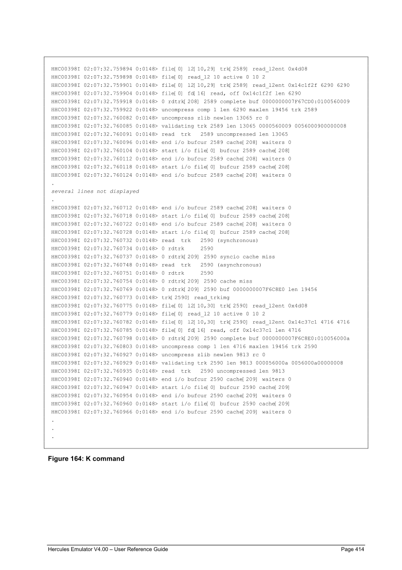 Hercules V4.00.0 - User Reference Guide - HEUR040000-00 page 414
