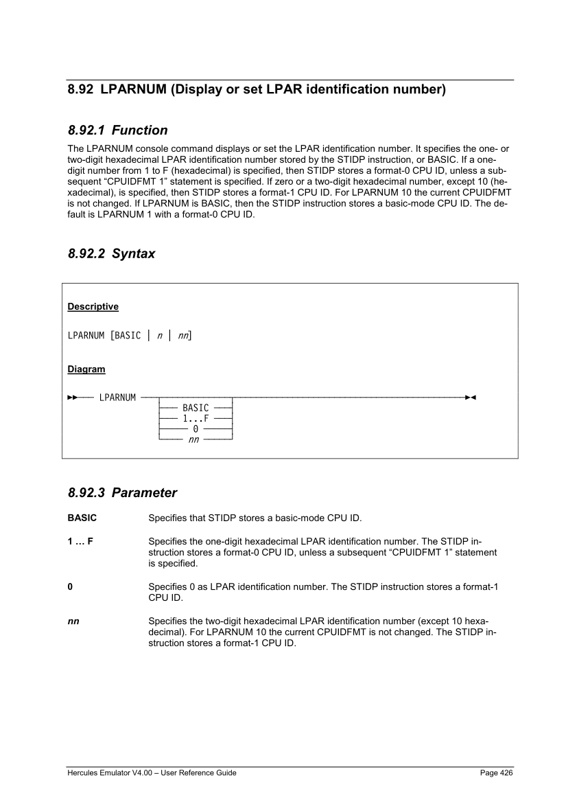 Hercules V4.00.0 - User Reference Guide - HEUR040000-00 page 426