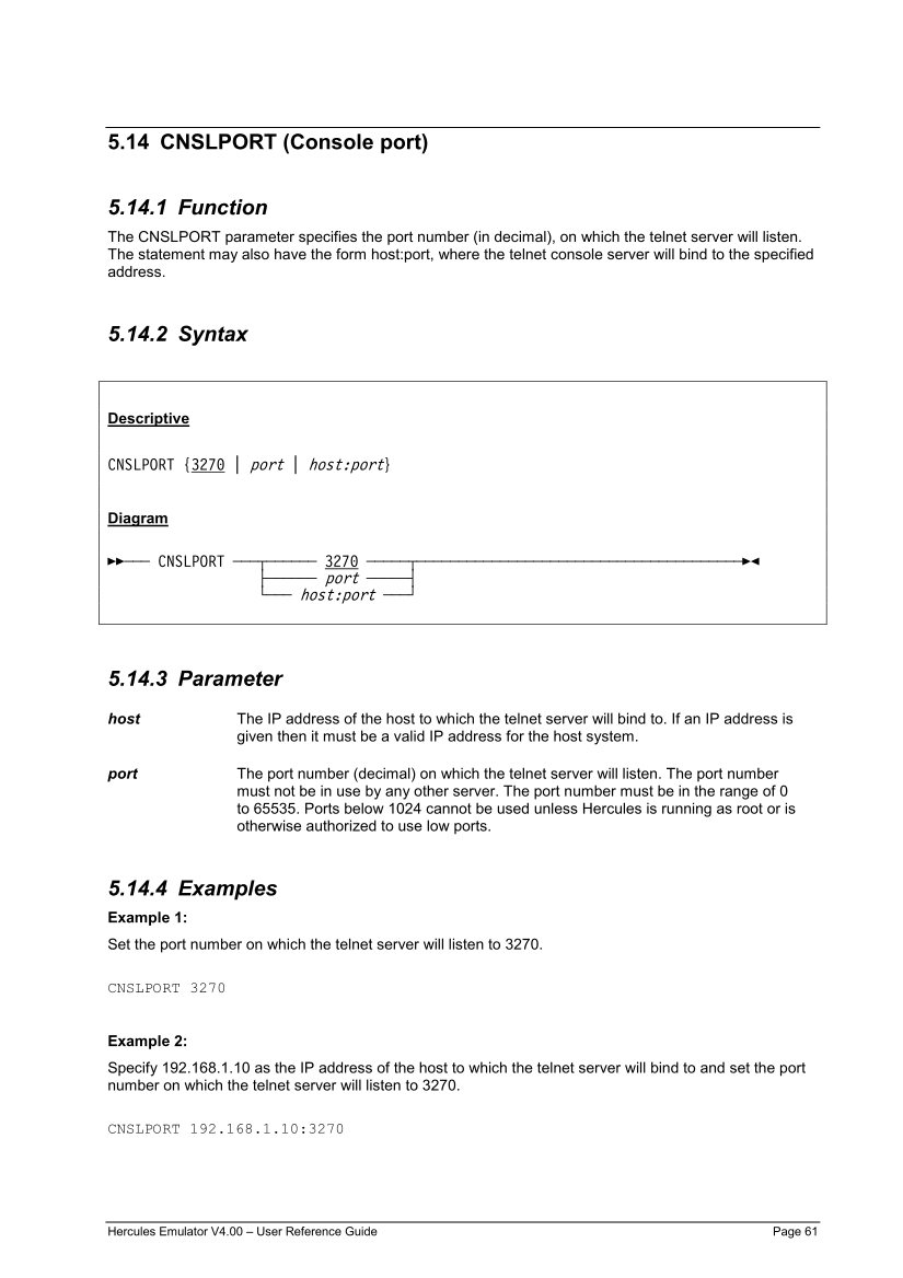 Hercules V4.00.0 - User Reference Guide - HEUR040000-00 page 61