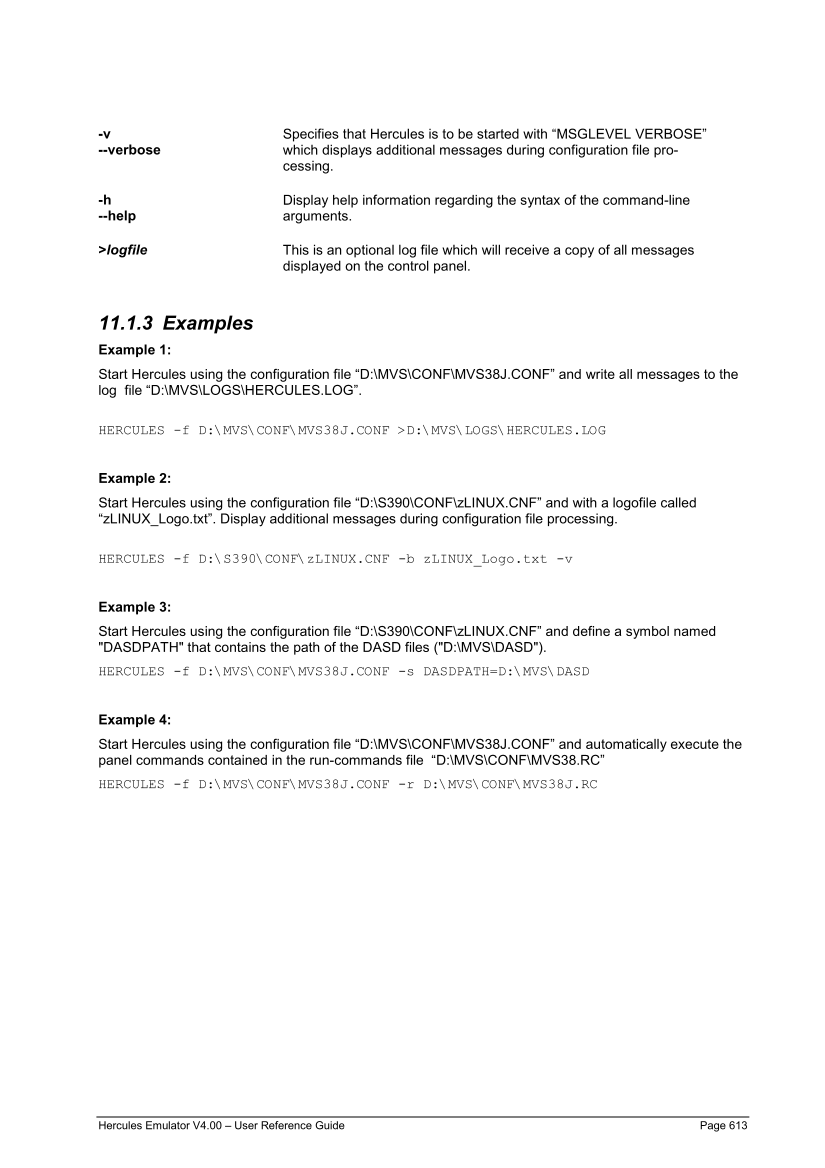 Hercules V4.00.0 - User Reference Guide - HEUR040000-00 page 612