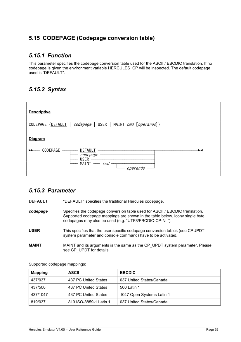 Hercules V4.00.0 - User Reference Guide - HEUR040000-00 page 62