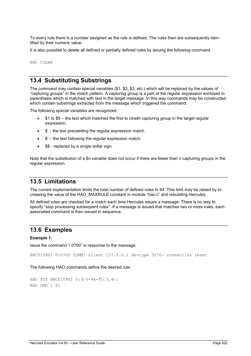 Hercules V4.00.0 - User Reference Guide - HEUR040000-00 page 622