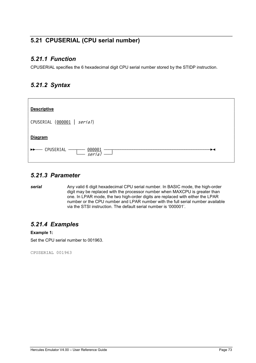 Hercules V4.00.0 - User Reference Guide - HEUR040000-00 page 72