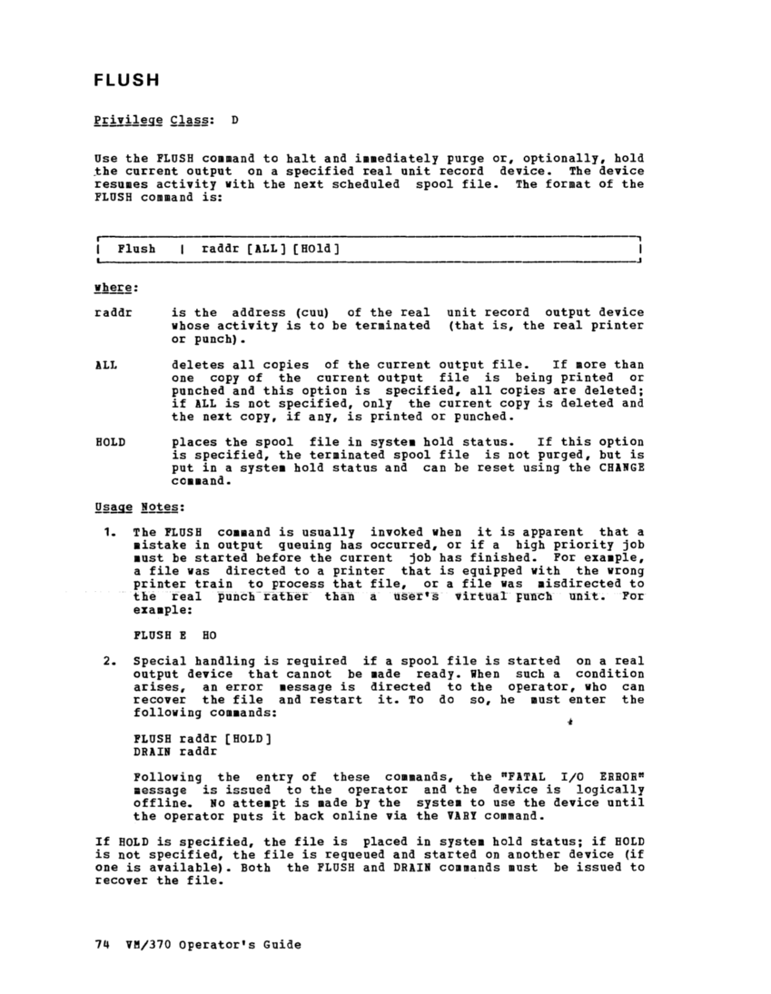 VM370 Operators Guide Rel 6 PLC 17 page 92