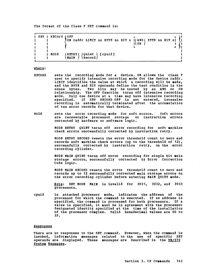 IBM Virtual Machine Facility/370: Operator's Guide 2 page 160