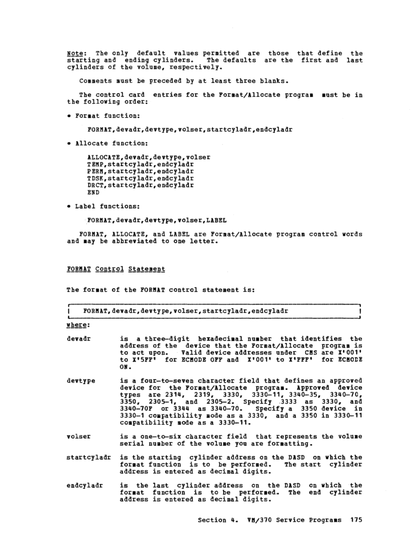 IBM Virtual Machine Facility/370: Operator's Guide 2 page 192