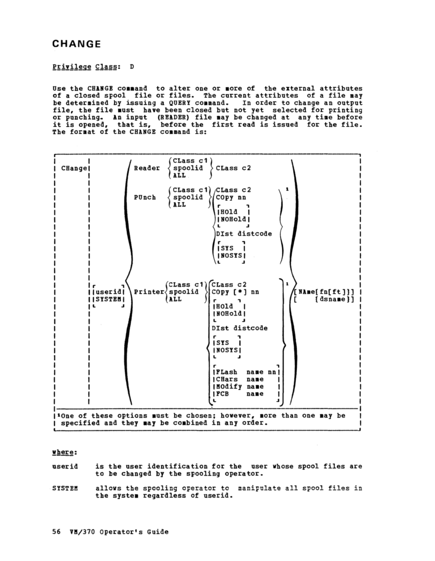 IBM Virtual Machine Facility/370: Operator's Guide 2 page 74